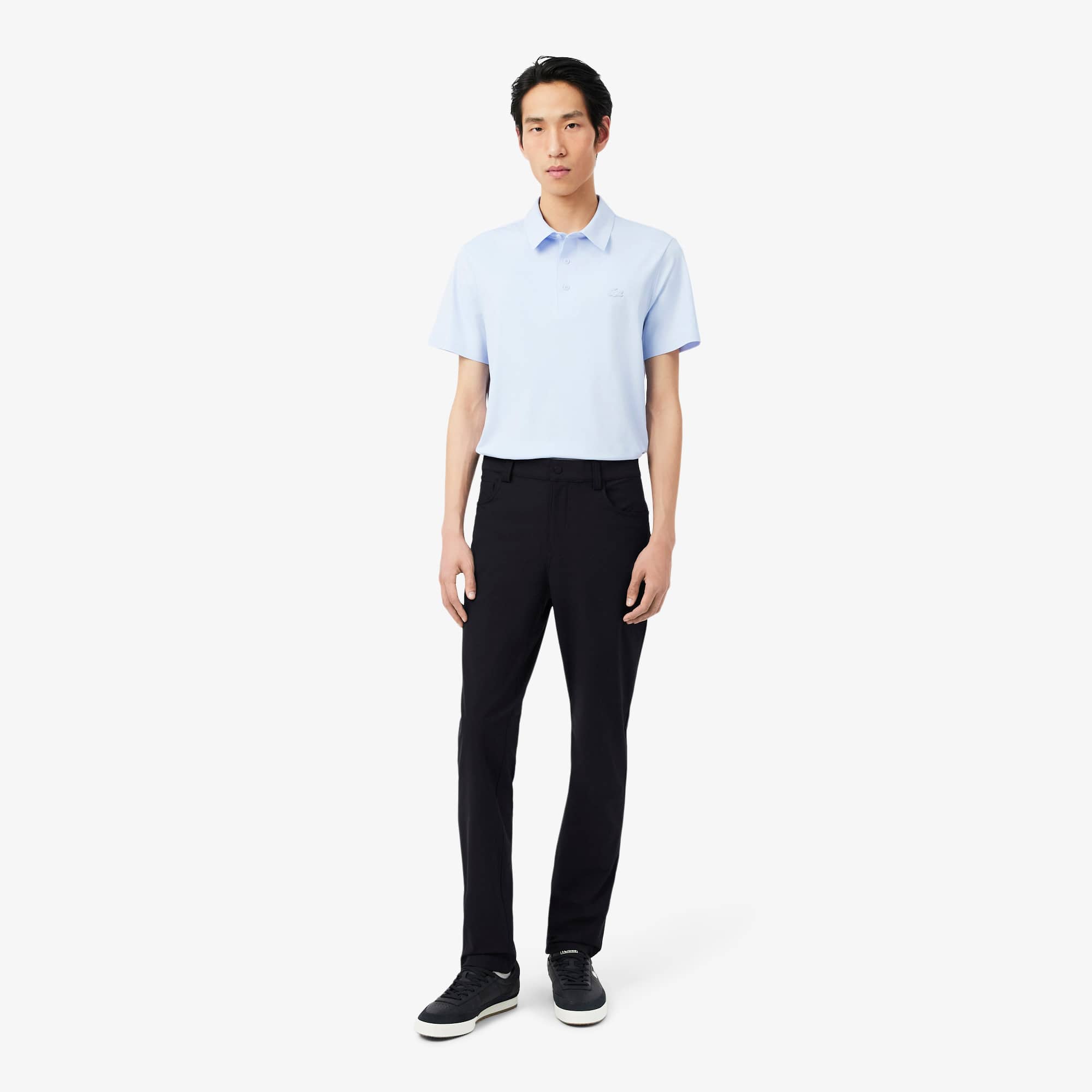 Lacoste Slim Fit Stretch Chino Pants - 11 - 36 In Black