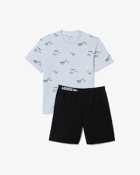 Men's Print Top Pajama Set