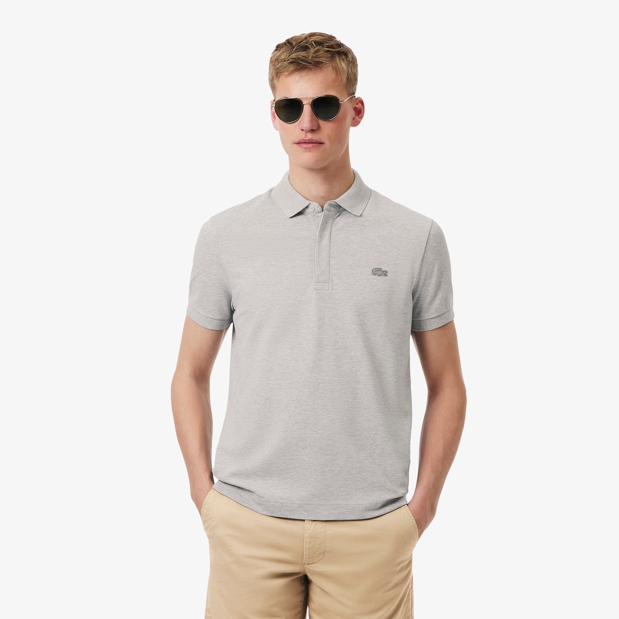 Men's Regular Fit Paris Stretch Piqué Polo - Polo Shirts - New In