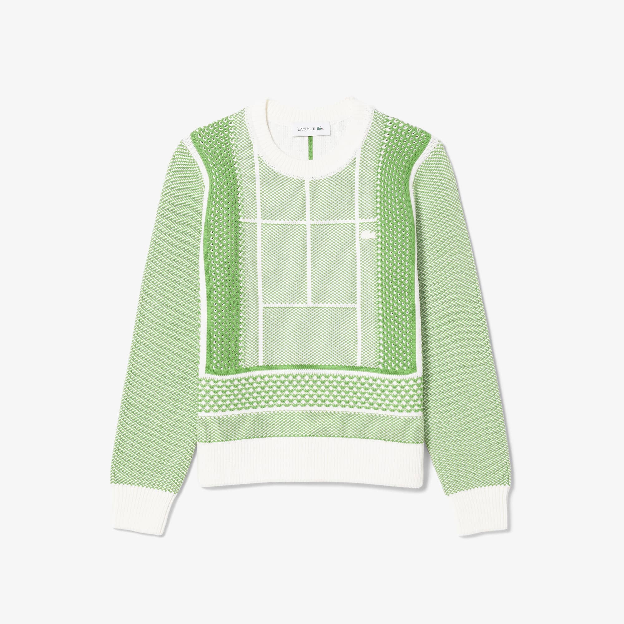 Tennis Court Graphic Sweater - Sweaters & Sweatshirts - New In