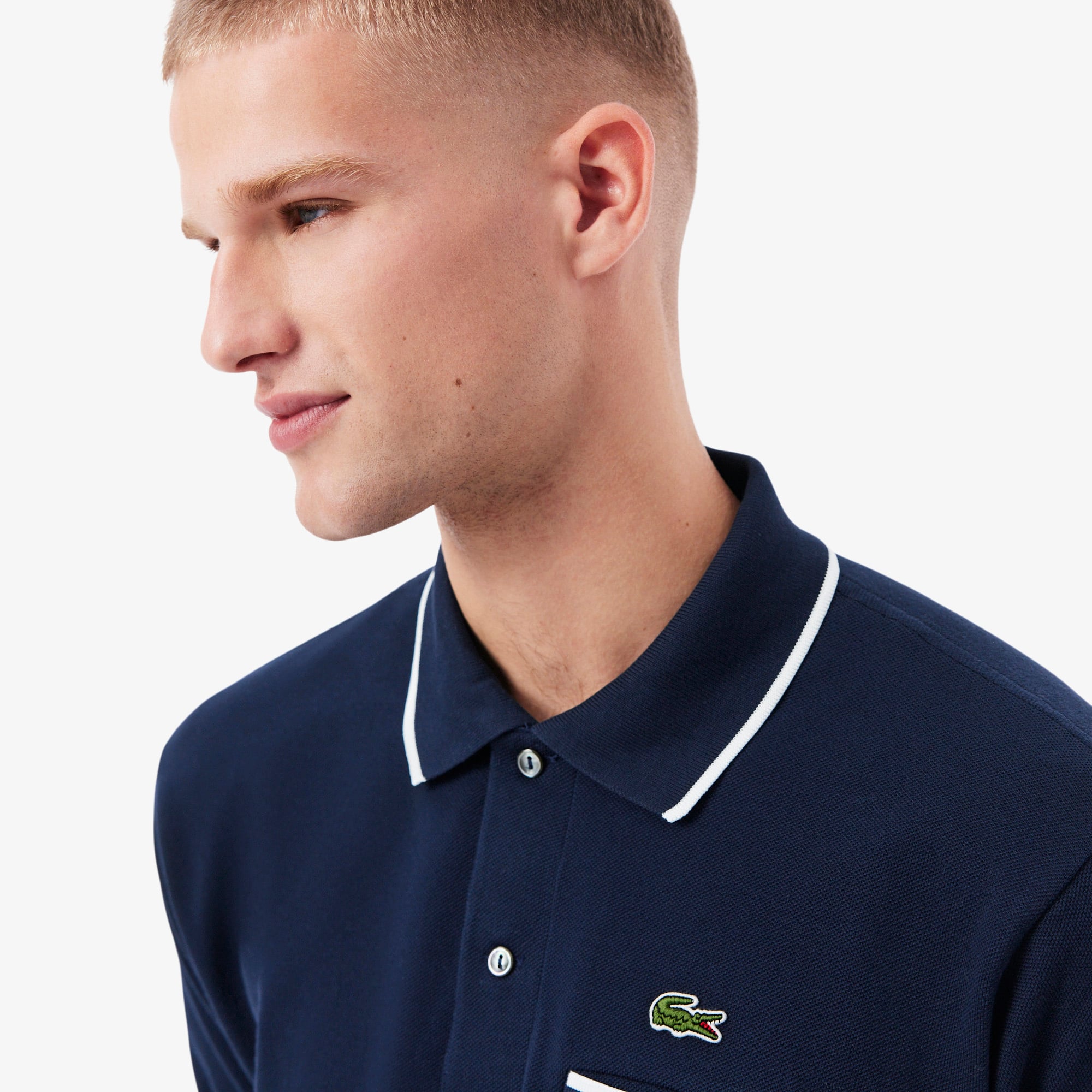 Men's Classic Fit Pocket Accent L.12.12 Polo - Polo Shirts - New