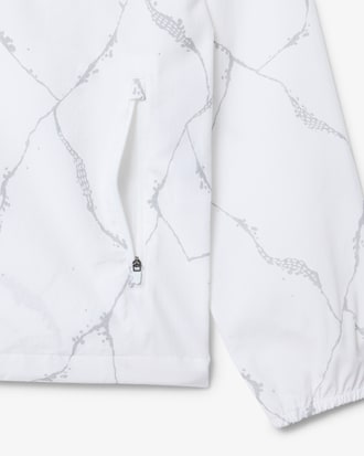 Chamarra de Tenis Reflectante con Estampado de Cocodrilo