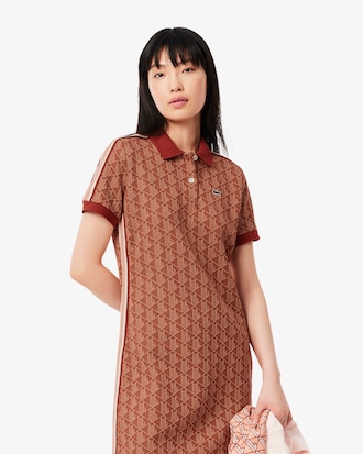 Women's Slim Fit Monogram Polo Dress