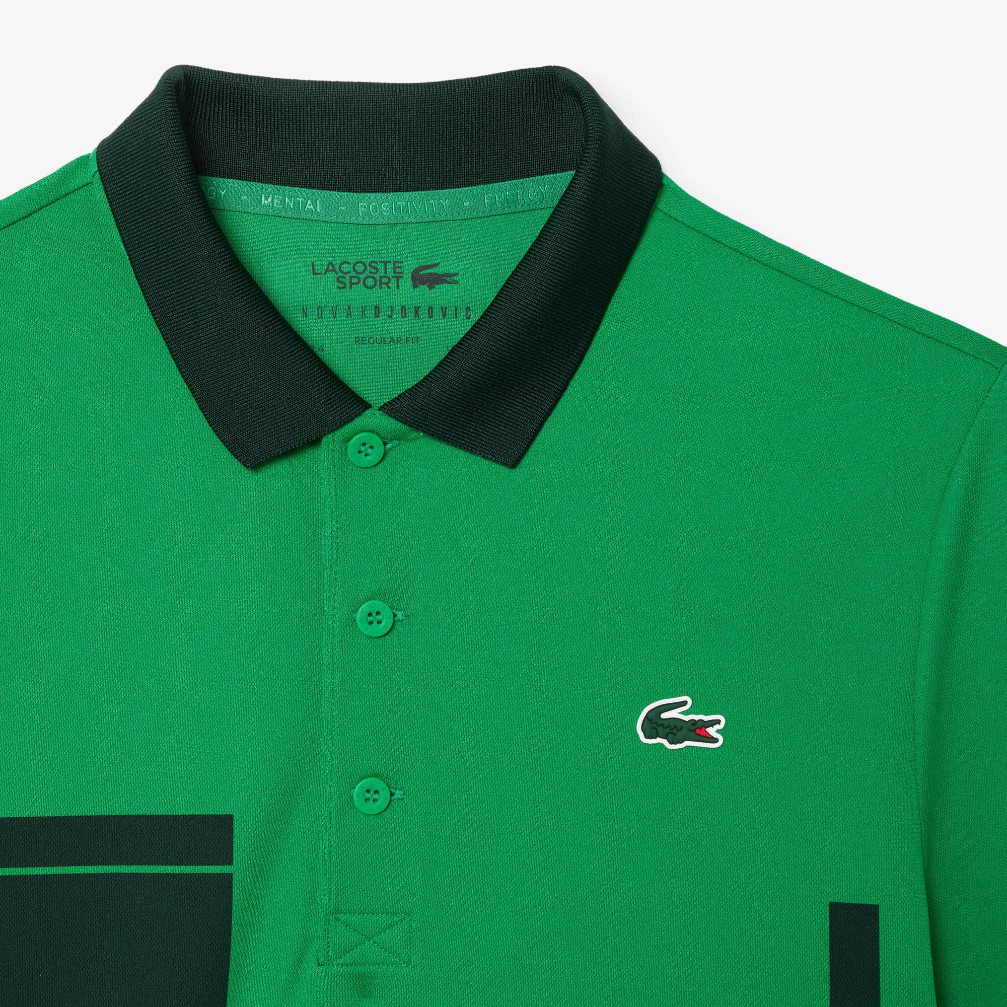LACOSTE NOVAK DJOKOVIC ポロシャツ Mサイズ Lacoste X Novak Djokovic Men's Tennis Polo - Vert