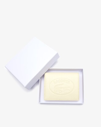 Cartera Croco Crew con broche en piel granulada para mujer