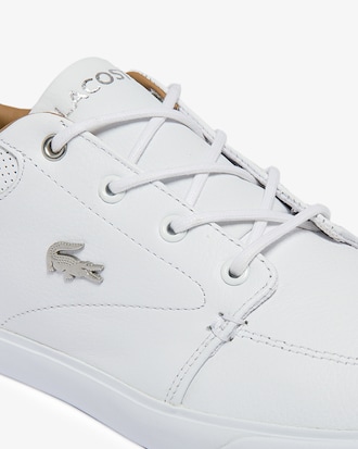 Men's Bayliss Leather Perforated Collar Sneakers