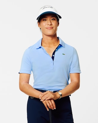 Women's Slim Fit UV Protect Stretch Golf Polo