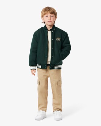 Crocodile Badge Bomber Jacket