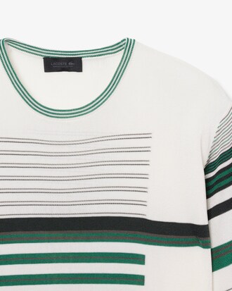 Runway Oversized Striped Satin T-shirt