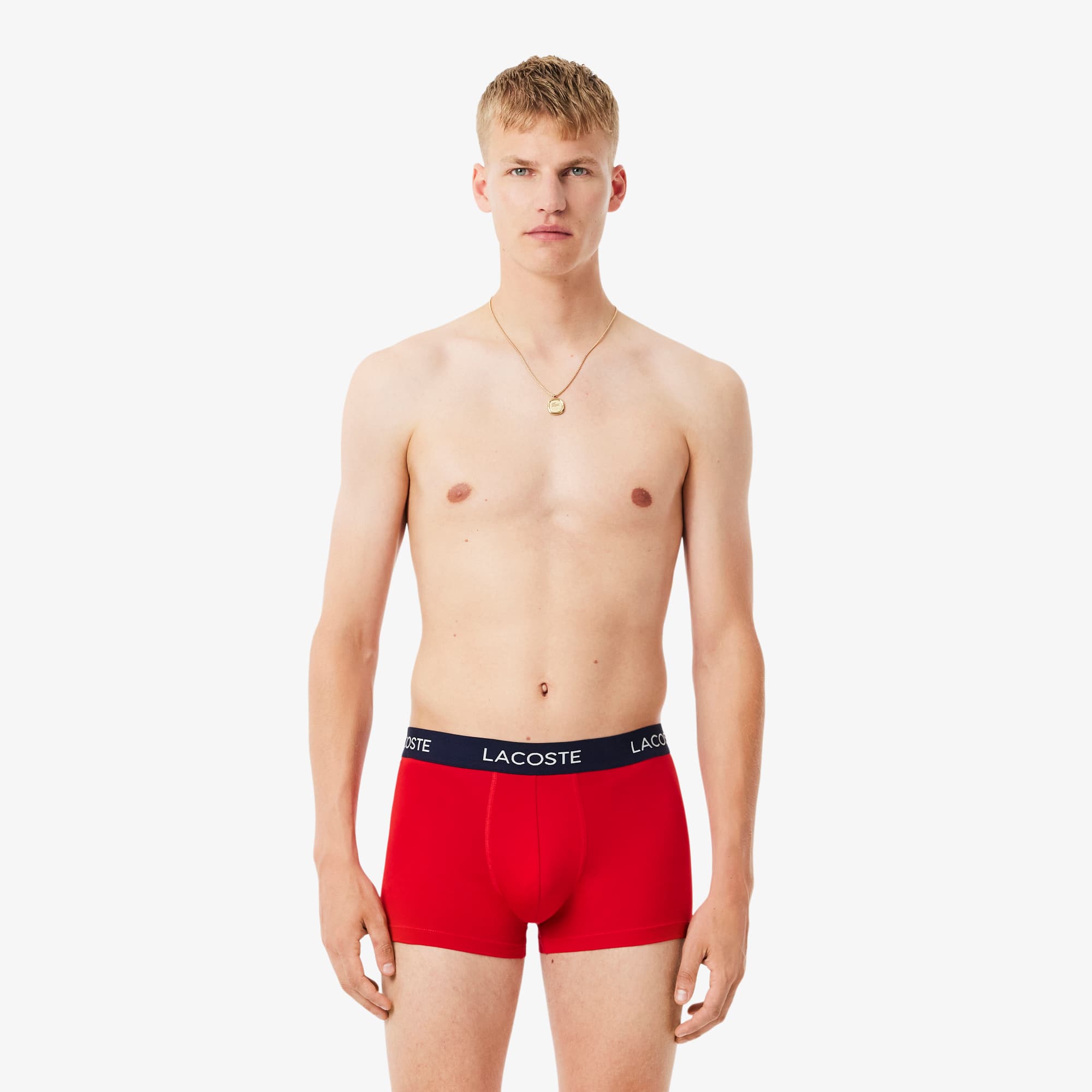Lacoste Men's 3-Pack Microfiber Trunks
