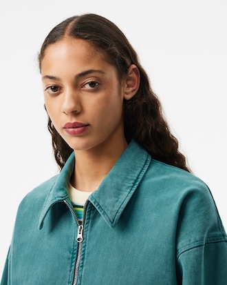 Women's Relaxed Fit Natural Dyed Denim Jacket