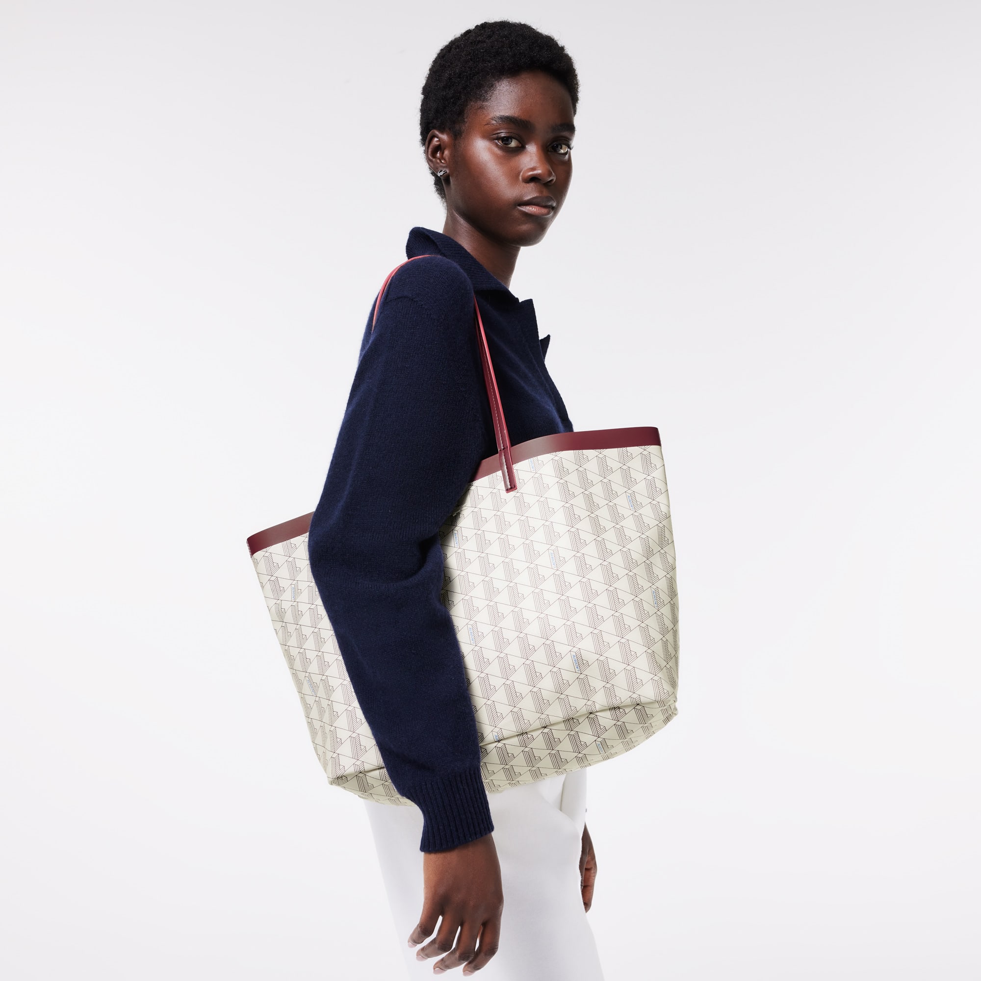 トートバッグ Lacoste Heritage Canvas Tote Bag Amazon.co.jp: Lacoste Heritage Canvas Printed Front Tote Bag