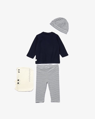Ensemble de pyjama enfant en coton c&ocirc;tel&eacute; avec pochette croco