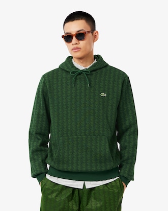 Sudadera Con Gorro De Molleton Con Monograma