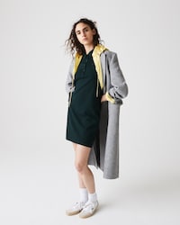 Women's Slim Fit Stretch Mini Piqué Polo Dress