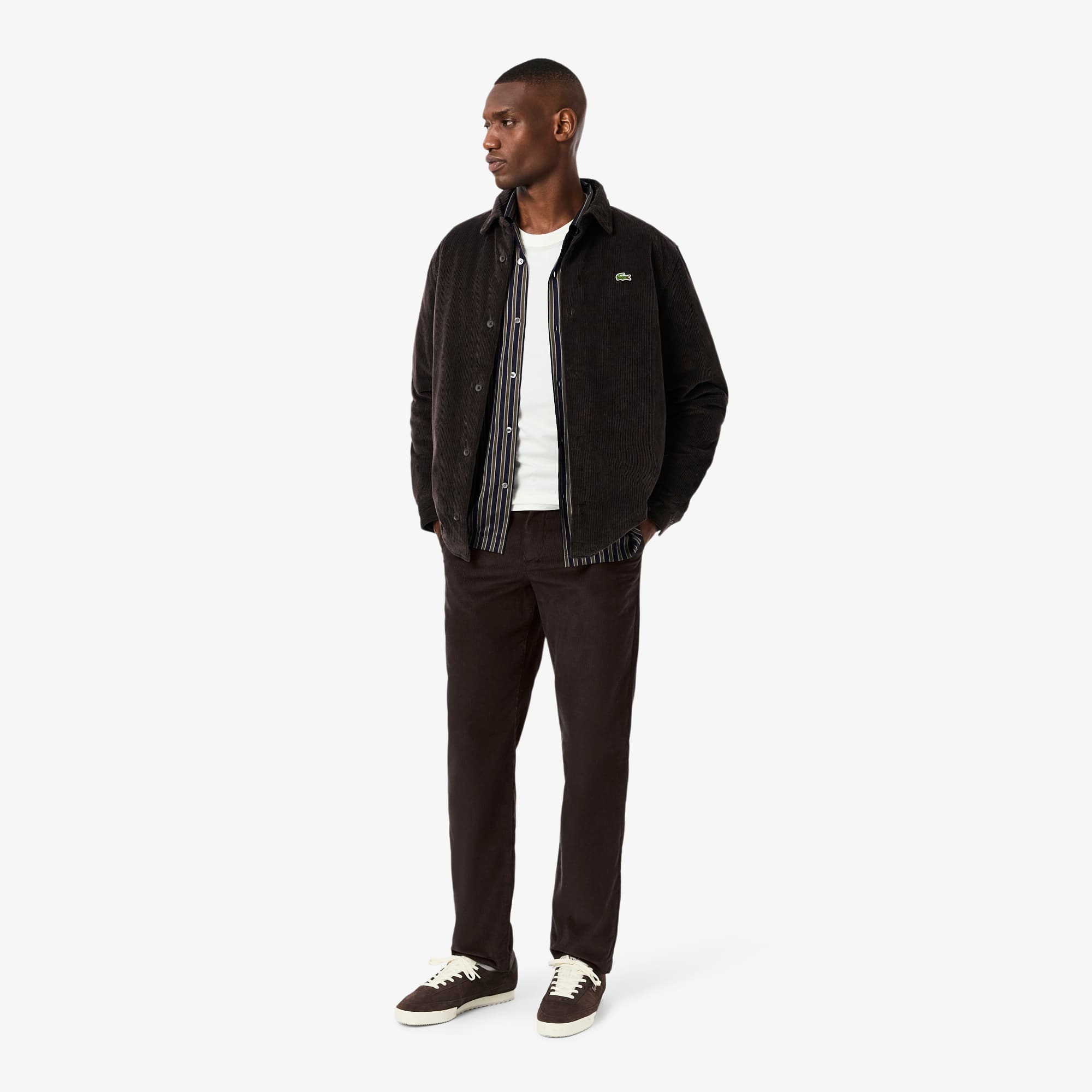 Lacoste Men's Regular Fit Corduroy Chino Pants