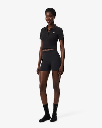 High Waist Microfiber Cycle Shorts