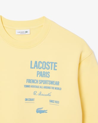 Women's Oversized Pleated Print Sweatshirt