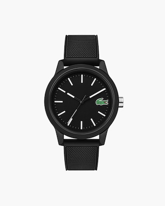 Men's Lacoste 12.12 Watch with Black Silicone Strap