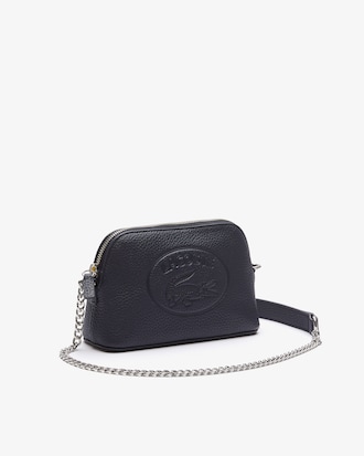 Mini crossbody Croco Crew de piel granulada para mujer