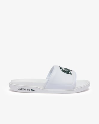 Women's Croco Dualiste Logo Strap Slides
