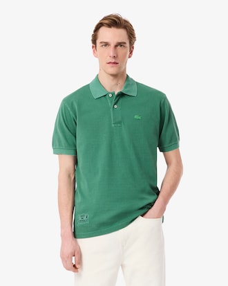 Men's Classic Fit L.12.12 Wash Effect Polo