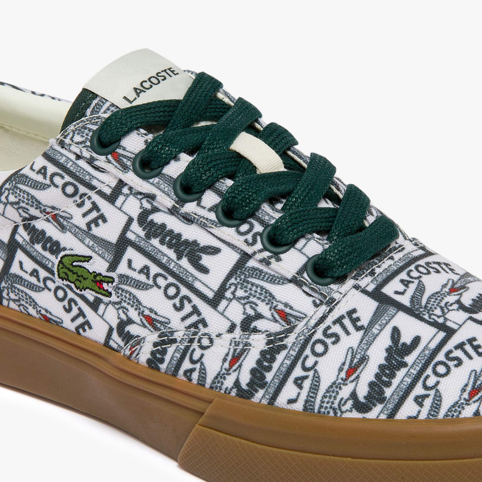 Women's Jump Serve Lace Canvas Printed Sneakers - Sneakers - New