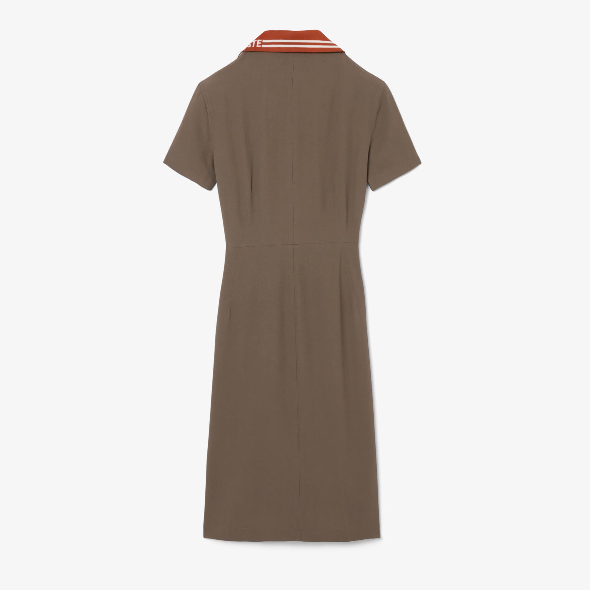 Runway Logo Polo Collar Piqué Dress - Dresses - New In 2026 | Lacoste