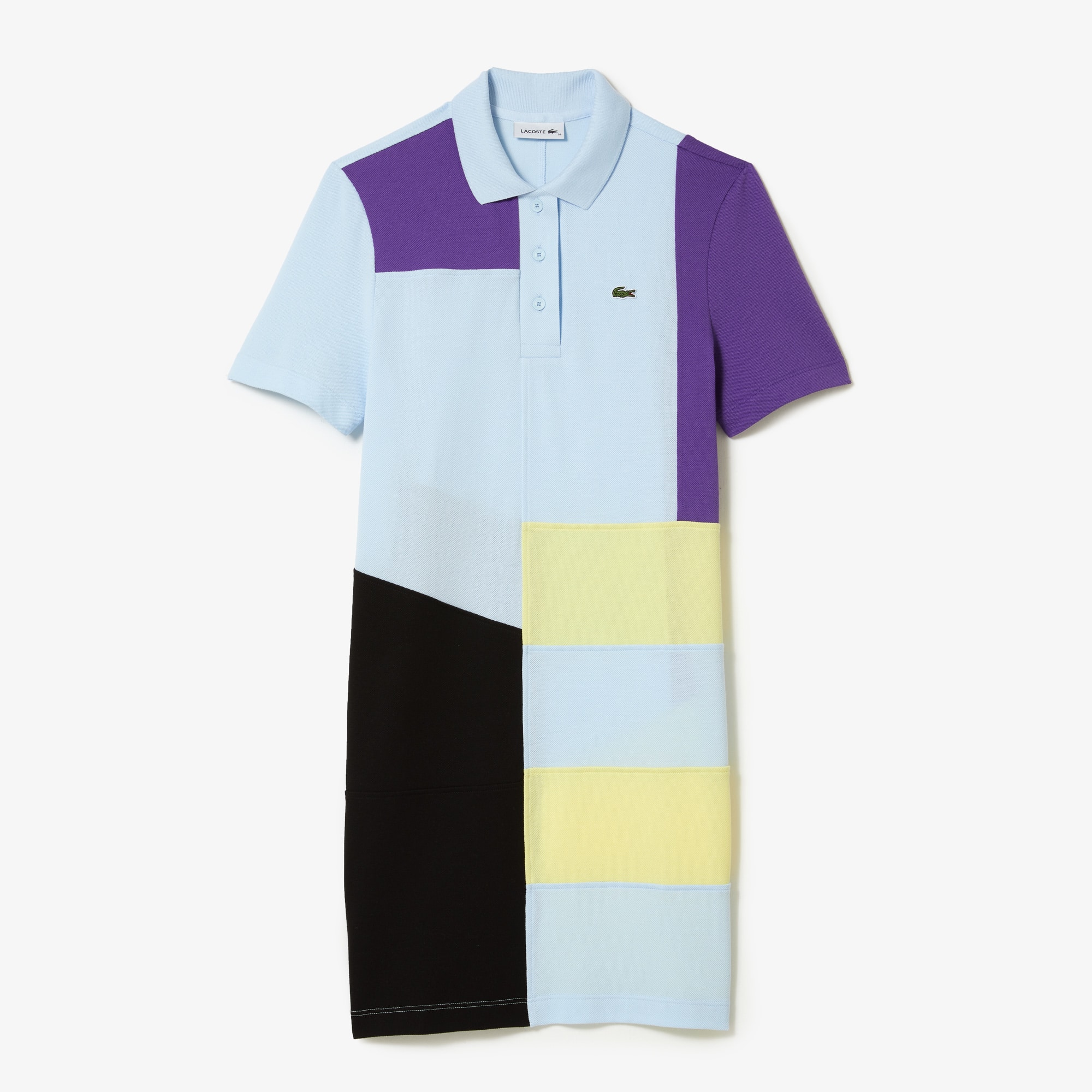 パーティードレス Piquet Polo Shirt Dress Tipped Piqué T-Shirt Dress - Black | Women's Dresses | Polo