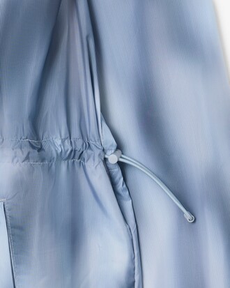 Long Water-Repellent Printed Parka