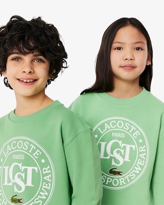 Kids' Printed Crew Neck Sweatshirt