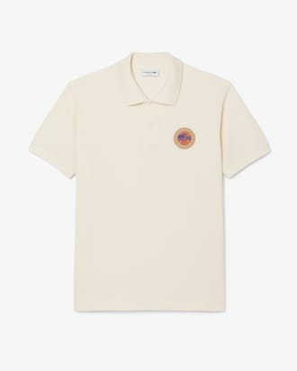 Men's Classic Fit Petit Piqué Badge Polo