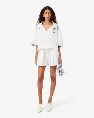 Runway Short Pleated Poplin Shorts