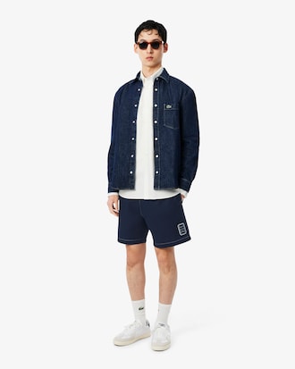 Relaxed Fit Cotton Twill Shorts