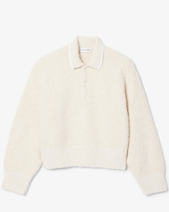 Men's Runway Bouclé Knit Polo