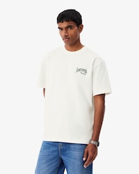 Playera de Tejido Jersey de Algod&oacute;n Grueso con Bordado