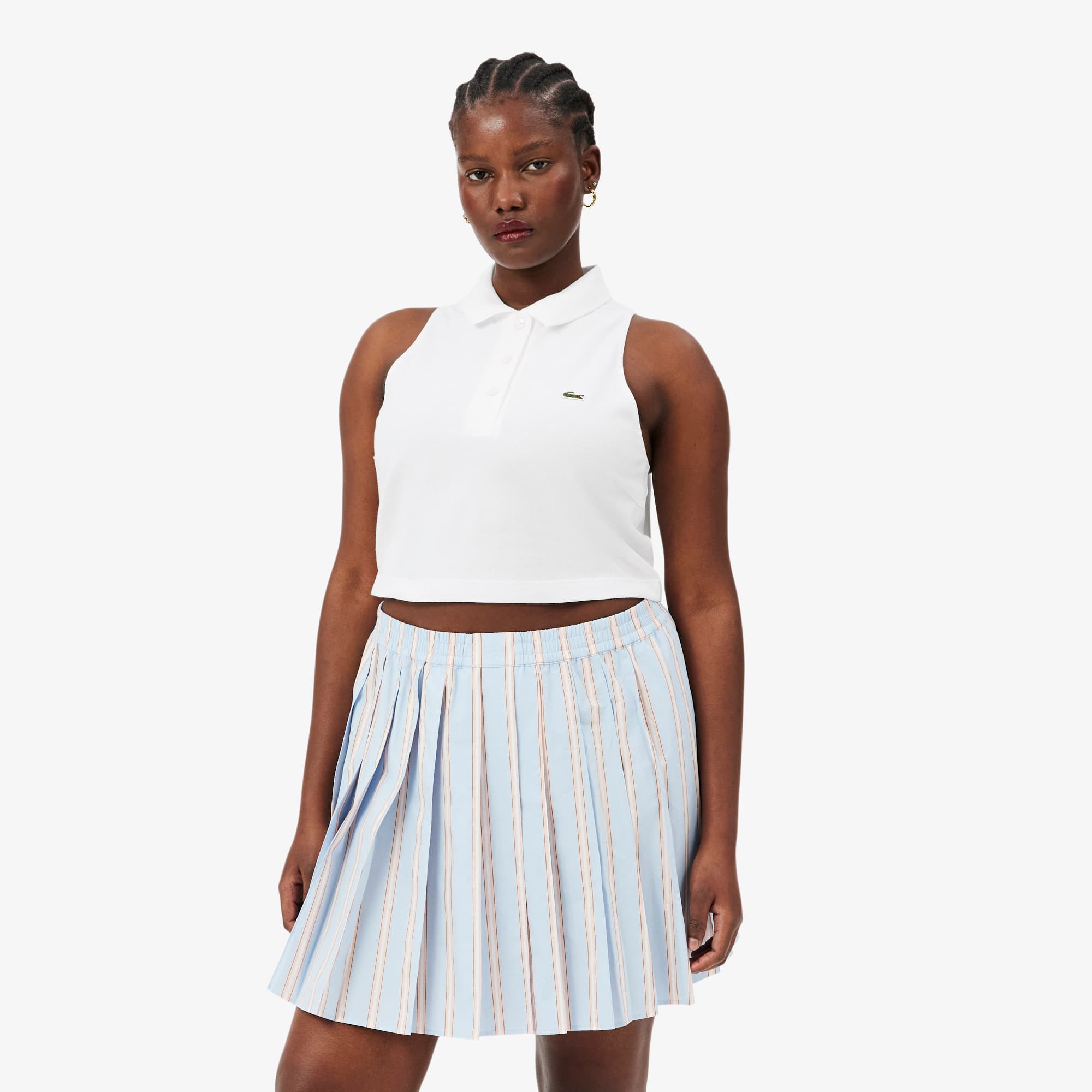 Sleeveless Piqué Polo