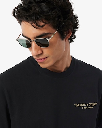 T-shirt coton &eacute;pais brod&eacute;