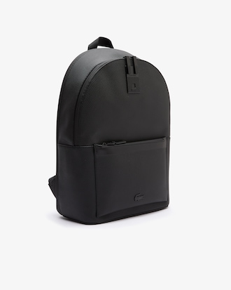 Chantaco Fingerprint Lock Piqu&eacute; Leather Backpack