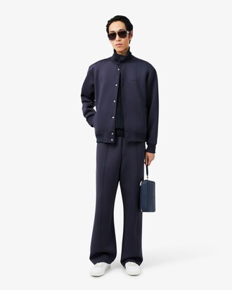 High Neck Embroidered Signature Jacket