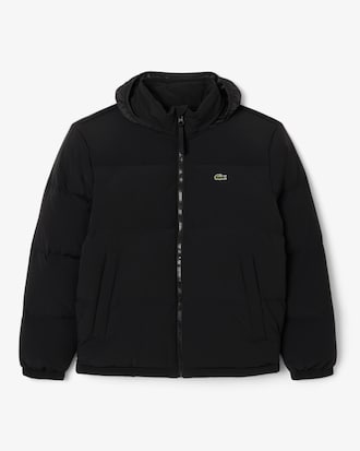 Men's Water-Repellent Hooded Down Jacket