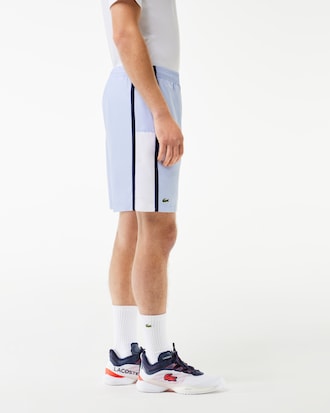 Men's Lightweight Colorblock Stripe Tennis Shorts