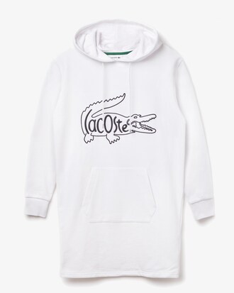 Robe sweatshirt en molleton de coton imprim&eacute; crocodile XXL