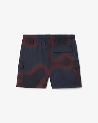 Men's Ombr&eacute; Print Nylon Cargo Shorts