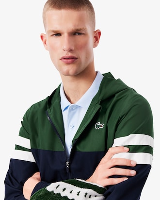 Men's Tennis Water-Repellent Hooded Jacket
