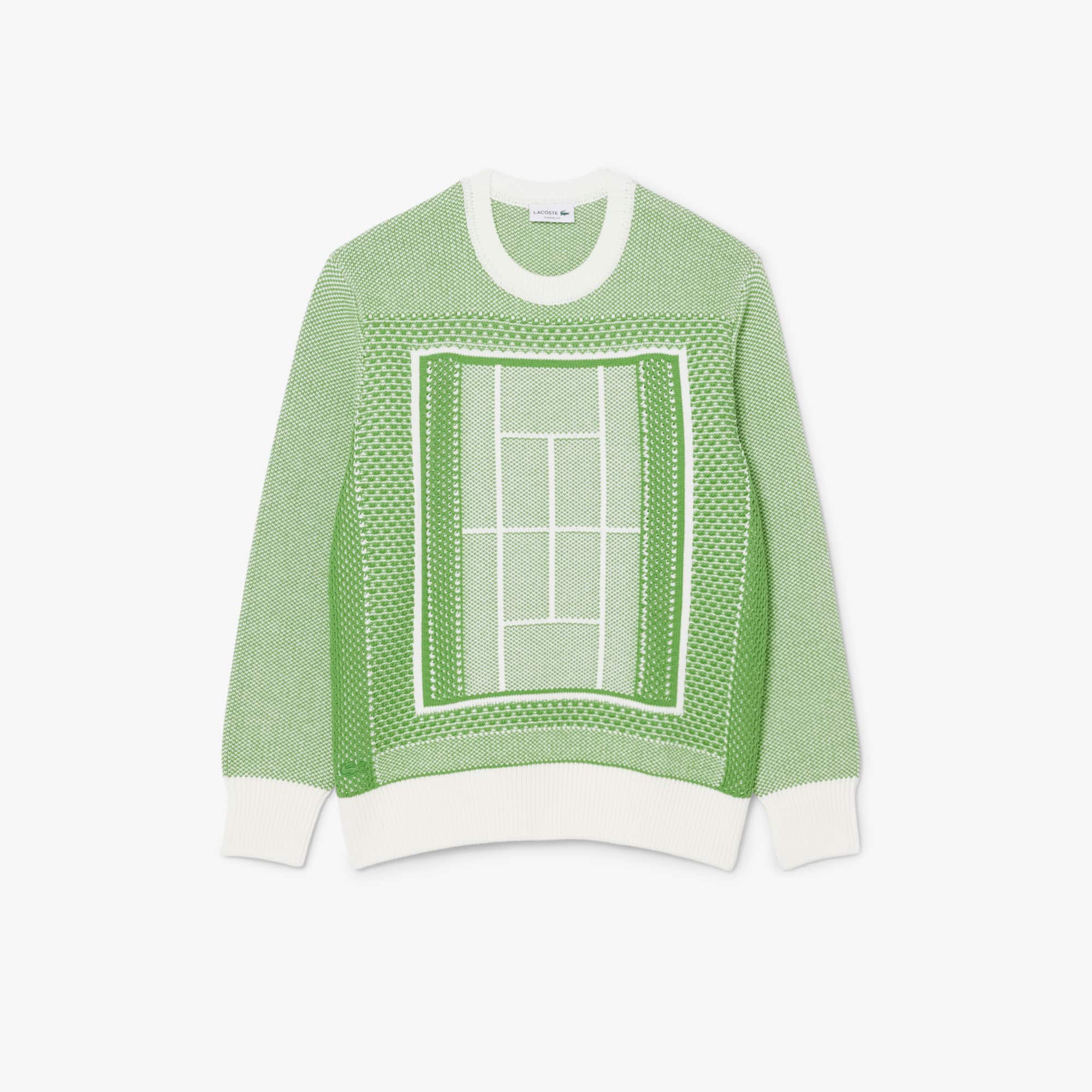 Tennis Court Graphic Sweater - Sweaters & Sweatshirts - New In