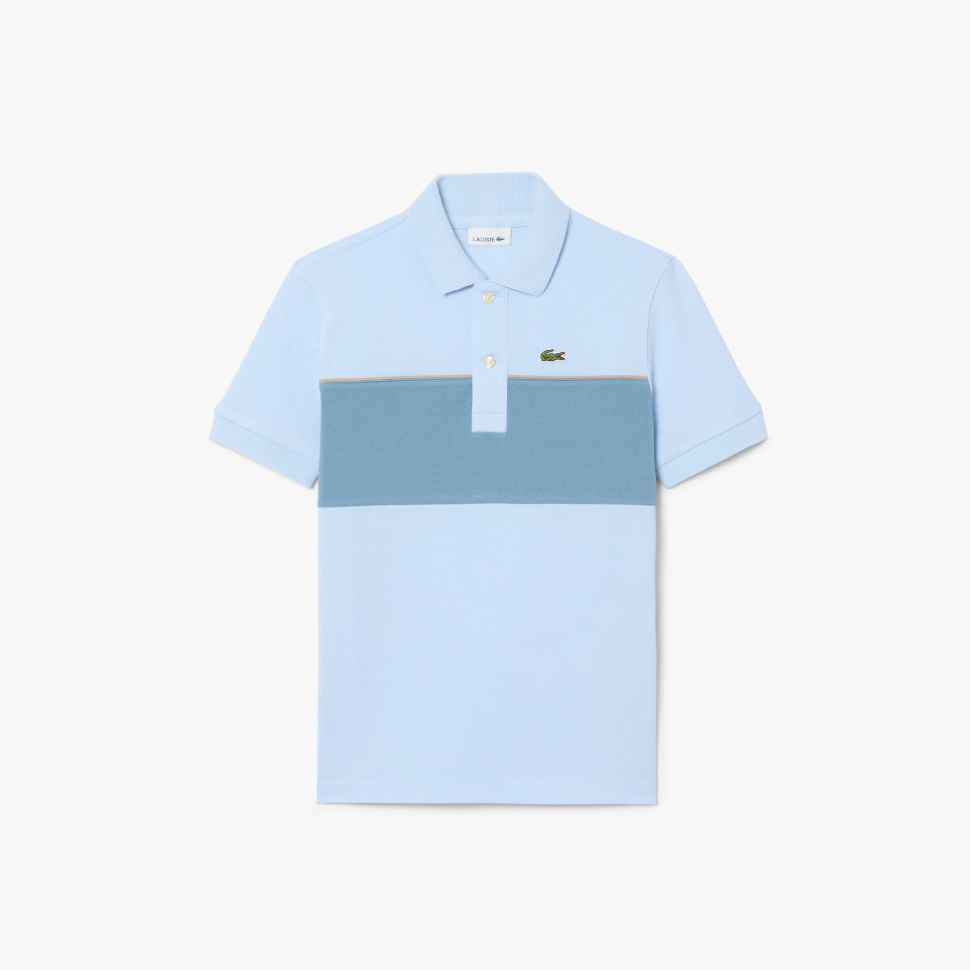 Contrast Band Petit Piqué Polo Shirt