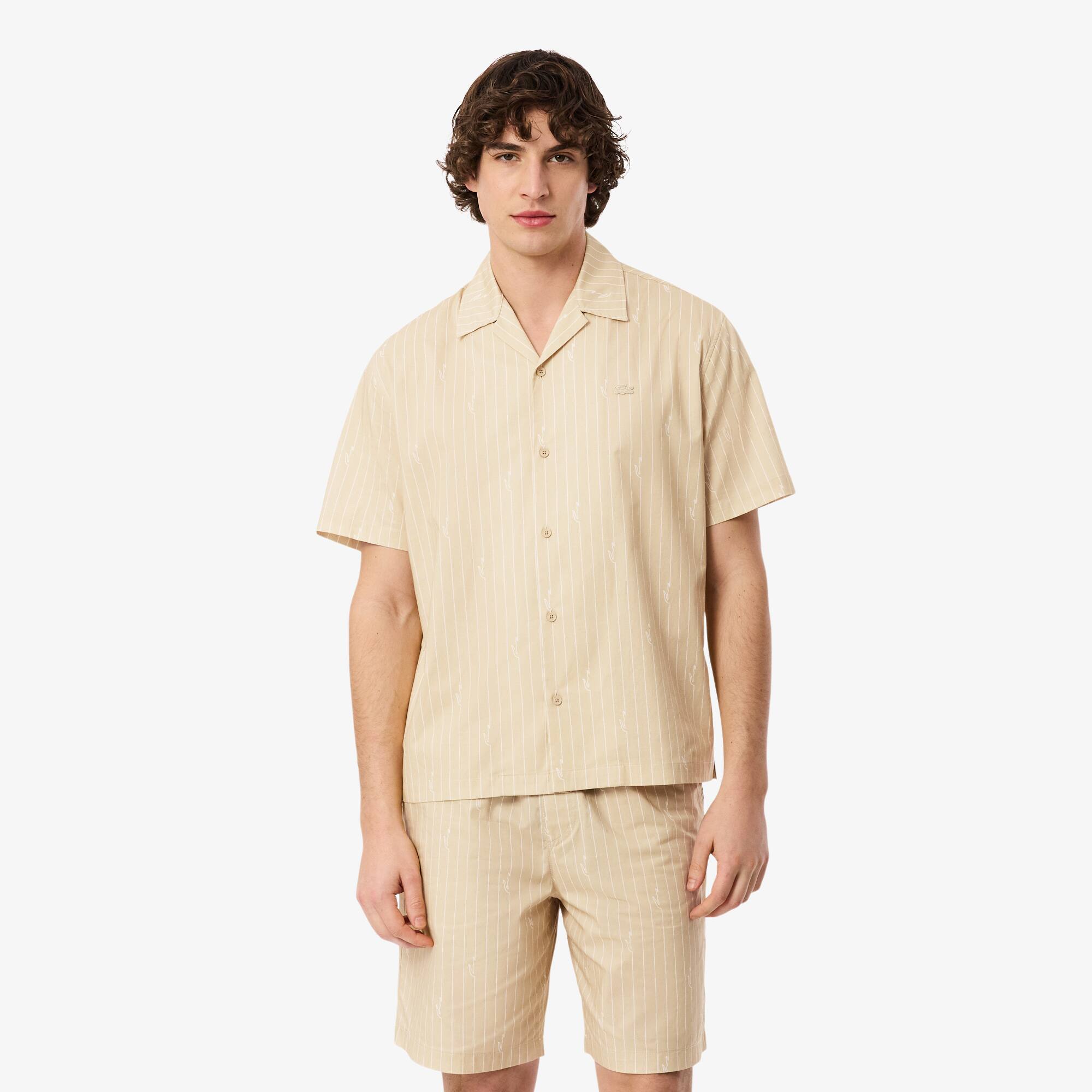 Relaxed Fit Print Twill Shirt