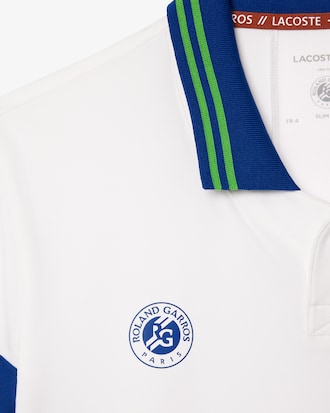 Polo de tenis de corte slim Daniil Medvedev edici&oacute;n Roland-Garros