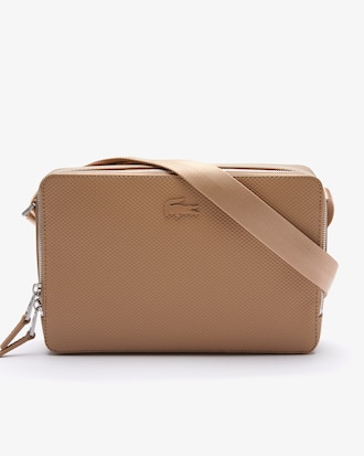 Men's Chantaco Piqu&eacute; Leather Reporter Bag